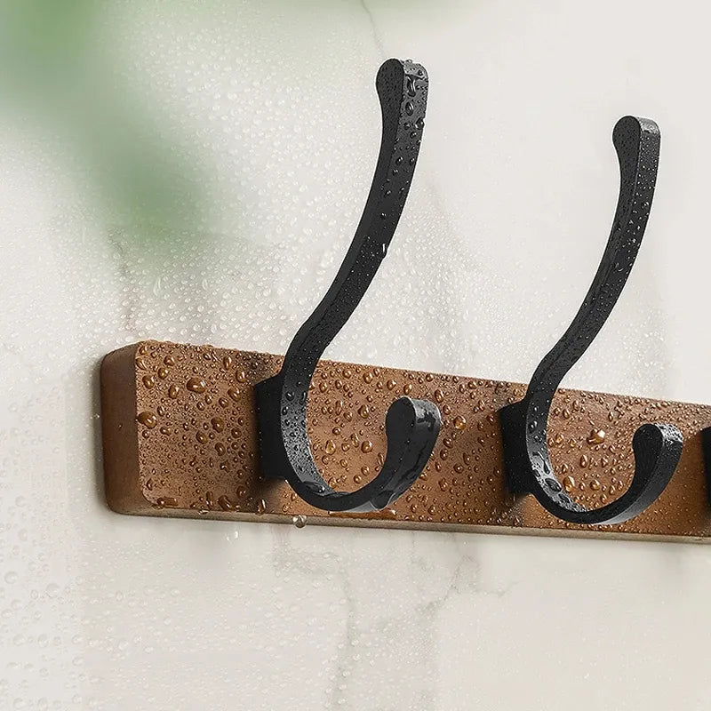 Patère murale en bois