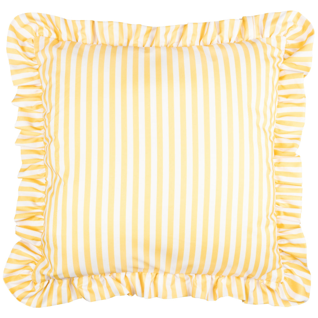 Housse de coussin extérieur à volant