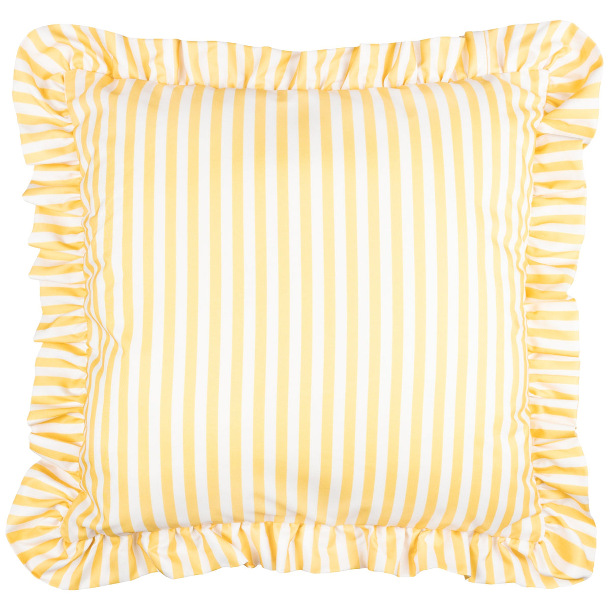 Housse de coussin extérieur à volant