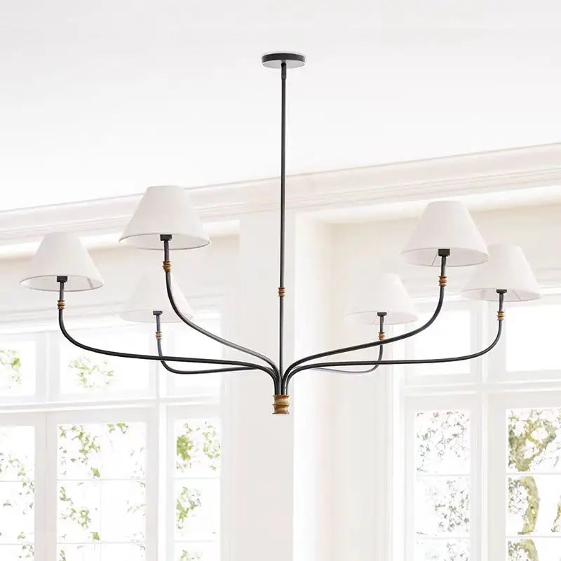 Suspension lustre ligne ferme