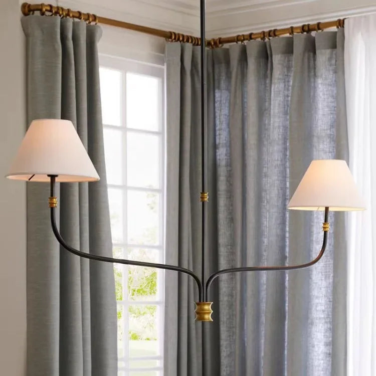 Suspension lustre ligne ferme
