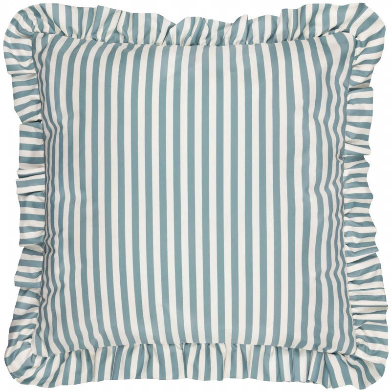 Housse de coussin extérieur à volant