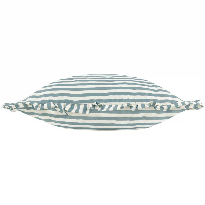 Housse de coussin extérieur à volant