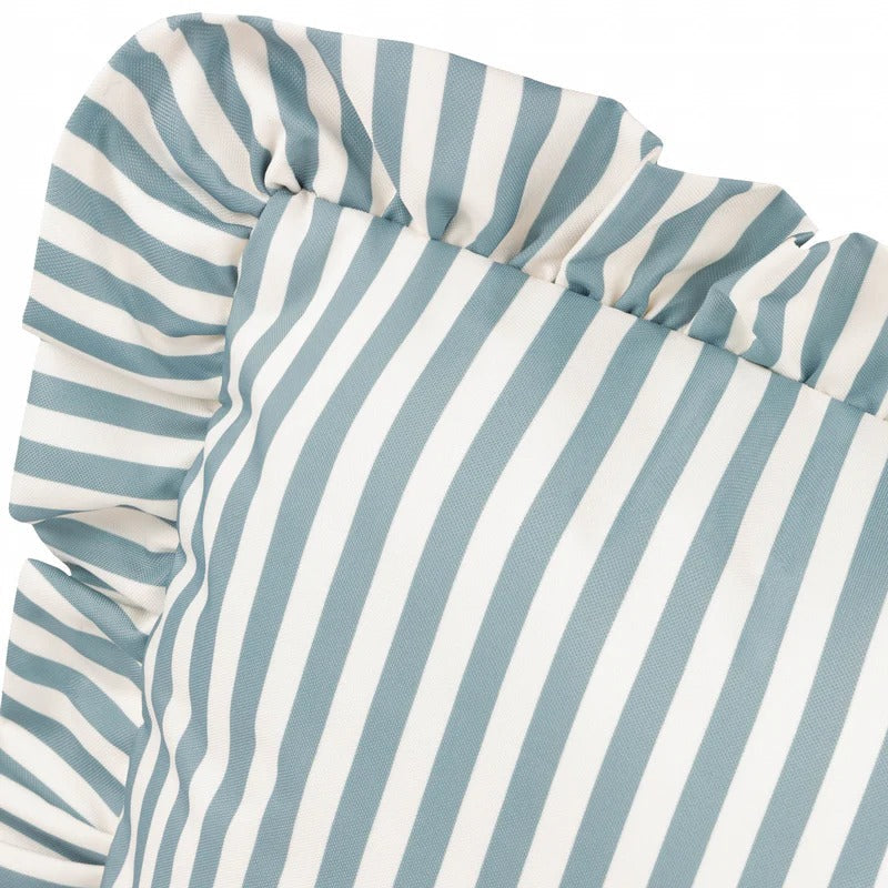 Housse de coussin extérieur à volant